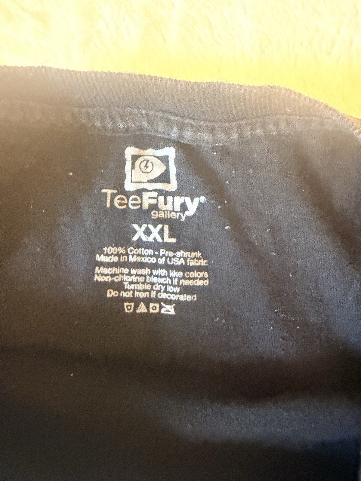 TeeFury Star Wars & Mario Bros. Mashup T Shirt Size XXL Millennium Falcon