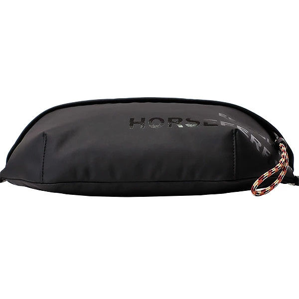 BURBERRY Horseferry TM Monogram Belt Bag Coated Canvas Leather 8036555 Black