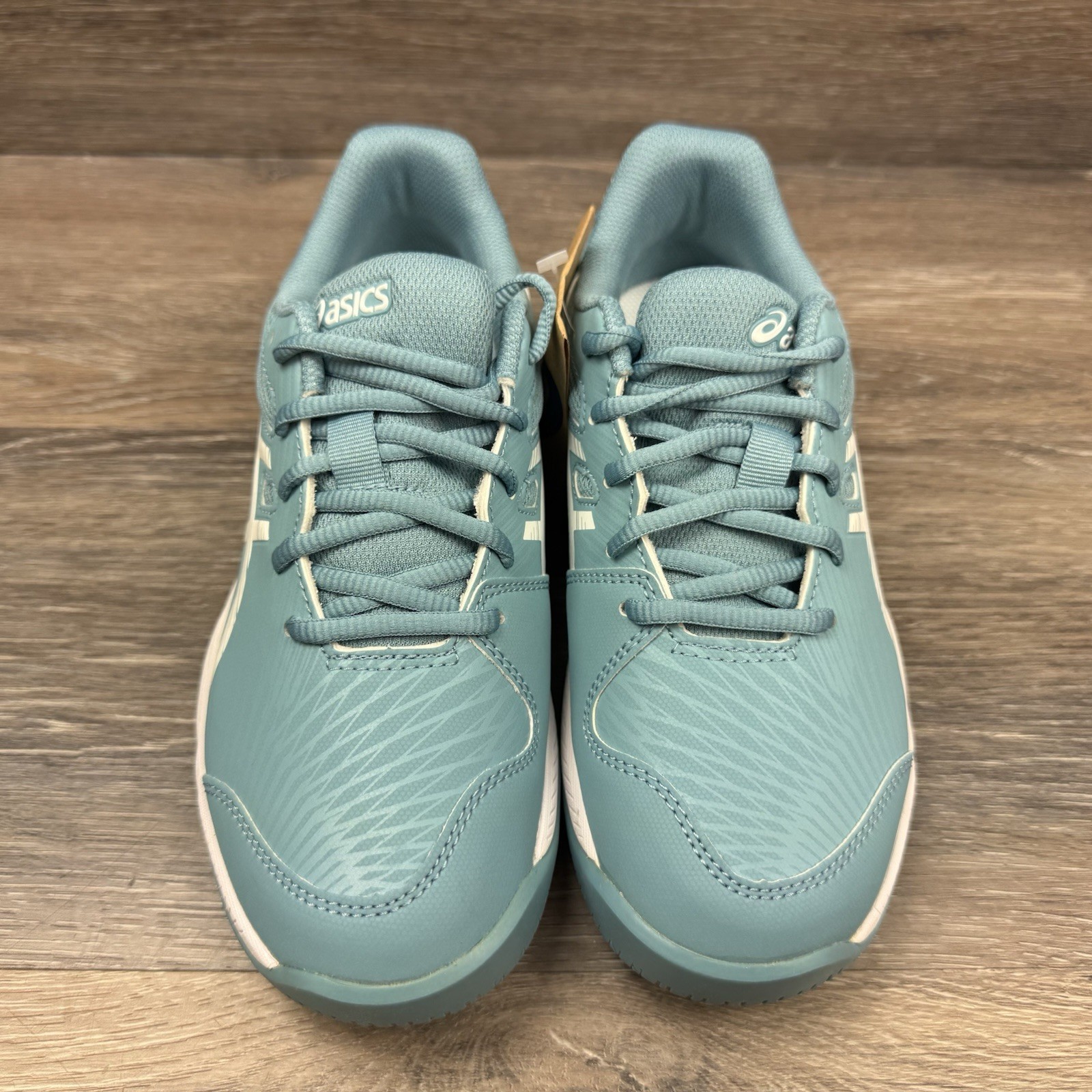 Asics Gel Game 9 Shoes Youth Size 4 Blue White Pickle Ball Tennis Sneakers