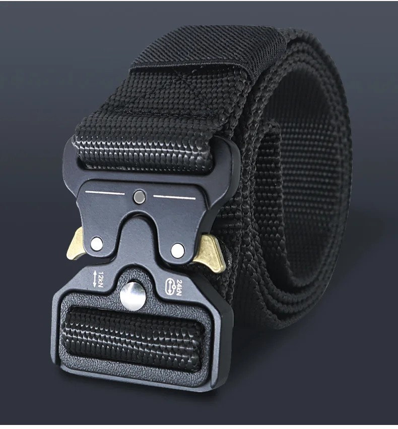 MEN Casual Military Tactical Army Adjustable Quick Release Belts Pants Waistband