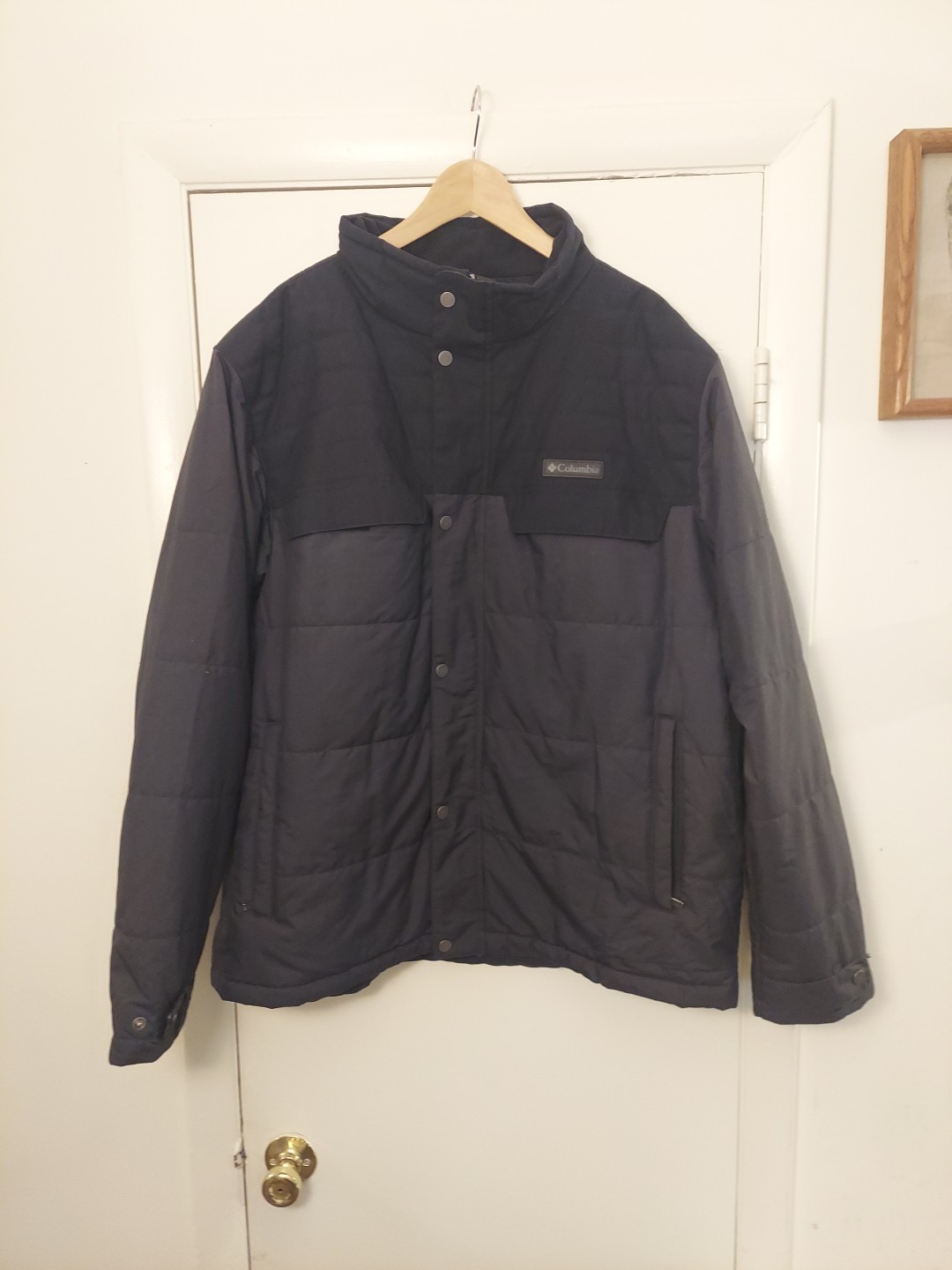 Columbia Ridgestone II Jacket, Black, Gray Men’s XXL 2xl