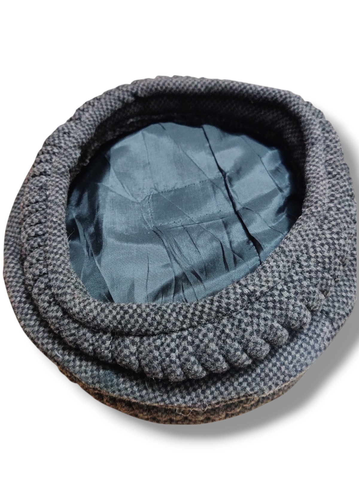 Afghan Traditional Handmade Woolen Hat – Pakol – Lahori Cap, Pleaded Brim Hat