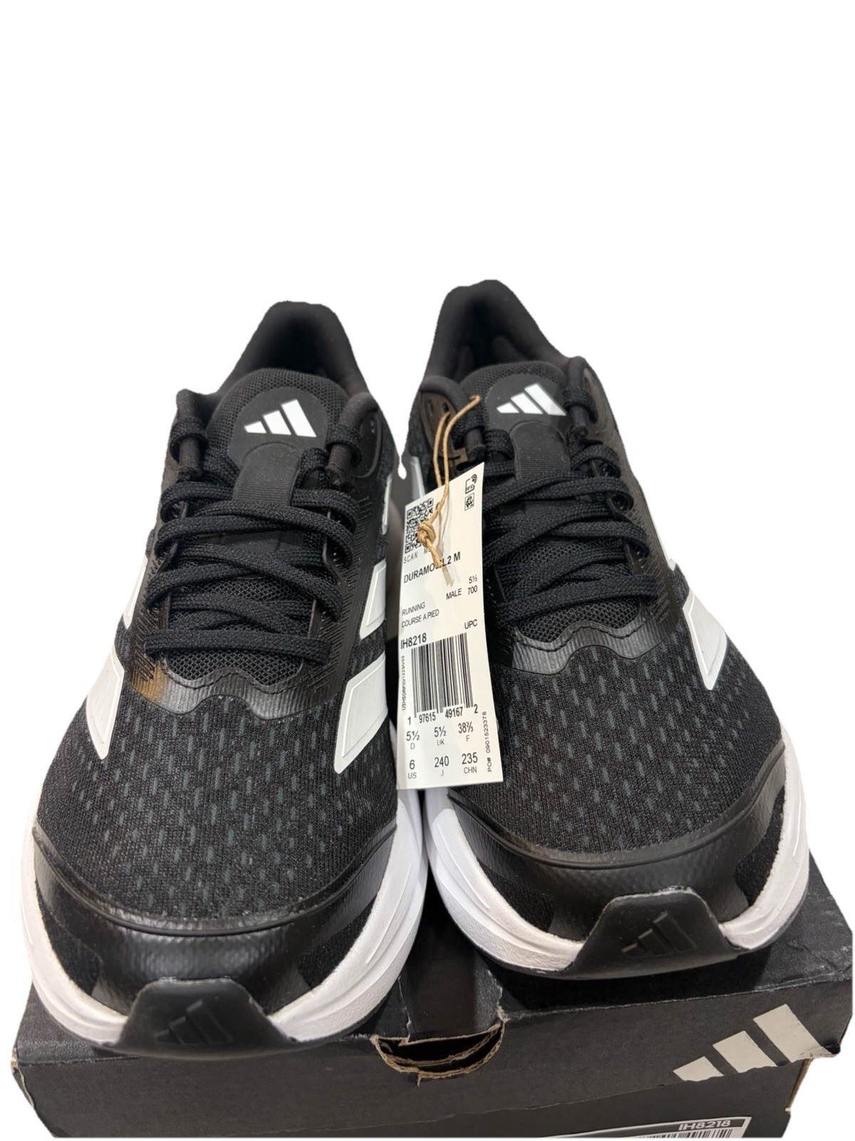 New Adidas Mens 6 Duramo SL2 M Running Gym Shoes Sneakers IH8218 Black White