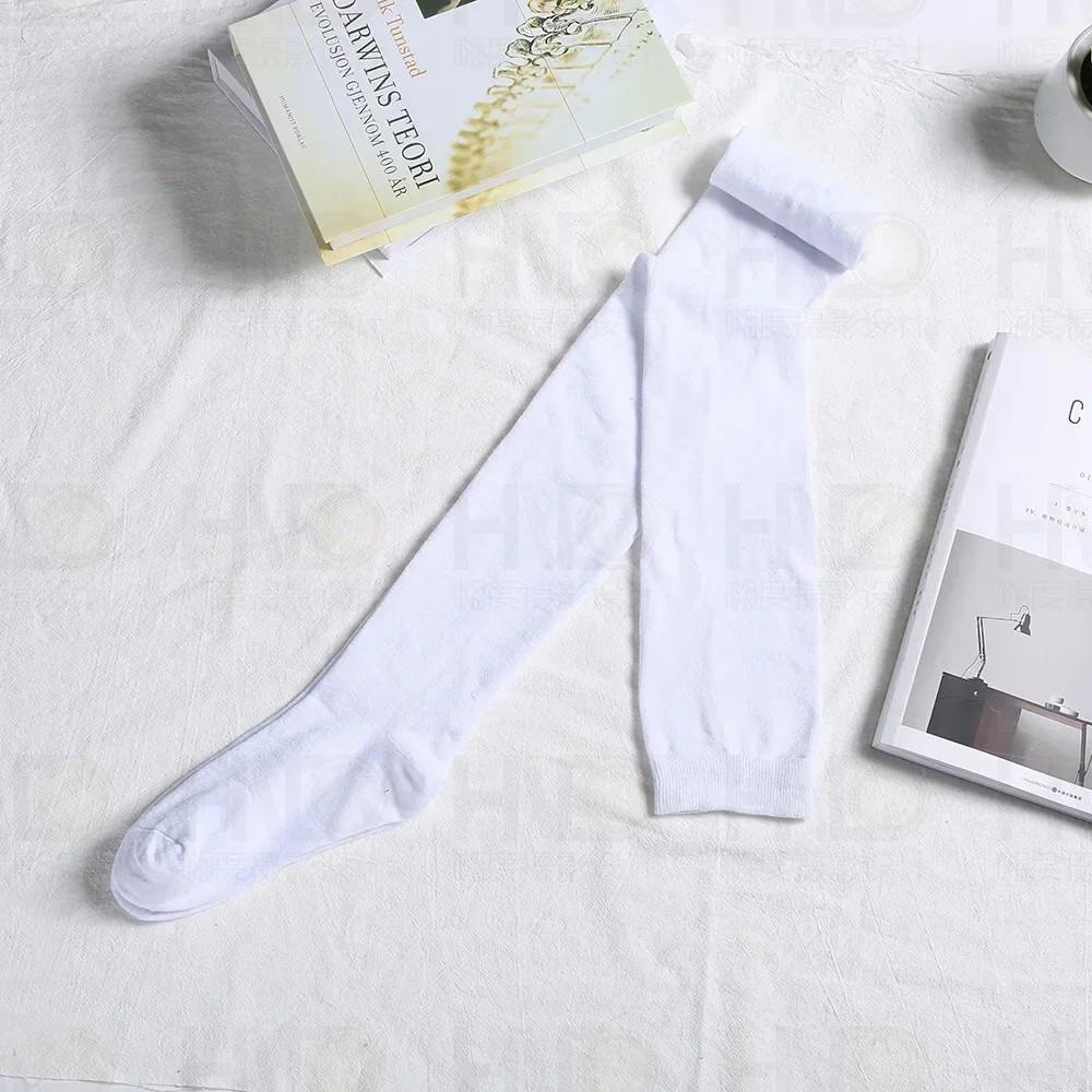 80cm Cotton Thigh High Over Knee Socks for Women Winter