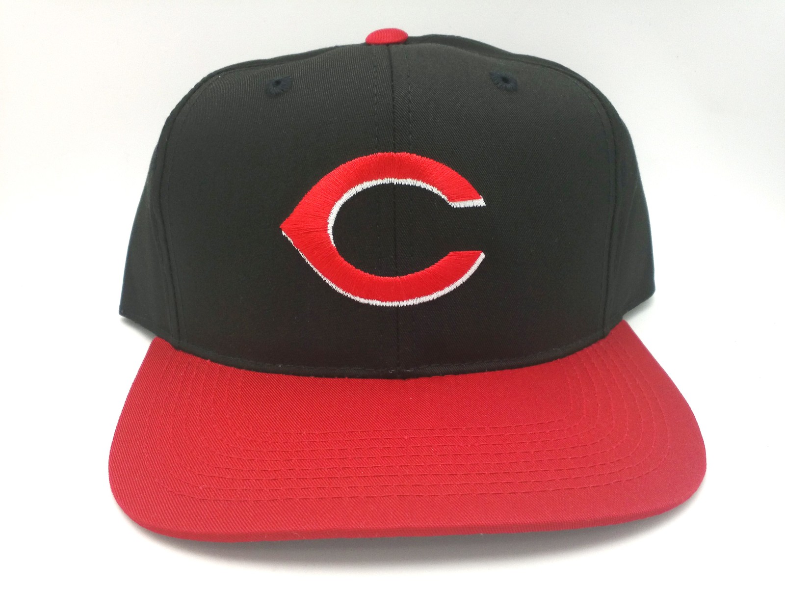 Cincinnati Reds Hat Vintage Snapback Flat Bill Adult Cotton Twill