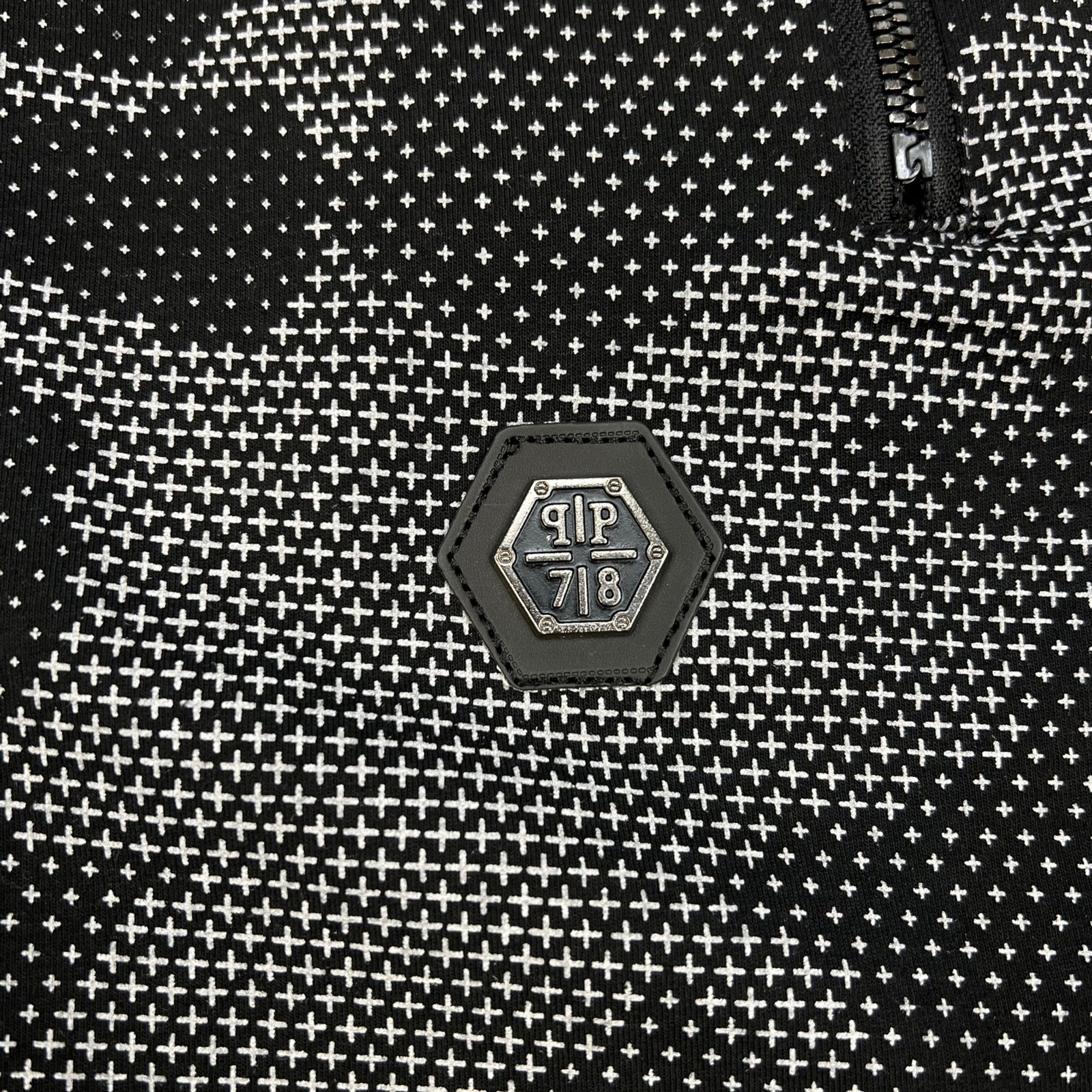 NWT Philipp Plein RARE Men’s Sweat Jersey Shorts Camo Graphic Black Small
