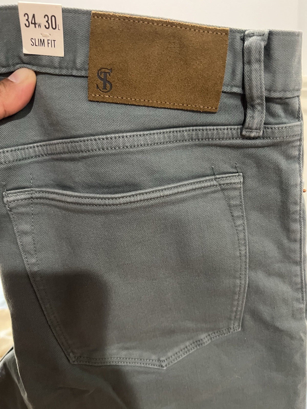 Todd Snyder Green pewter Pants Slim Fit 34×30 – NWT