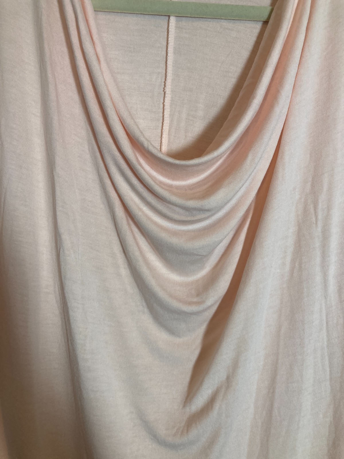 Old Navy Top Womens XL Powder Pink Cowl Neck Stretchy Layering Piece Capsule