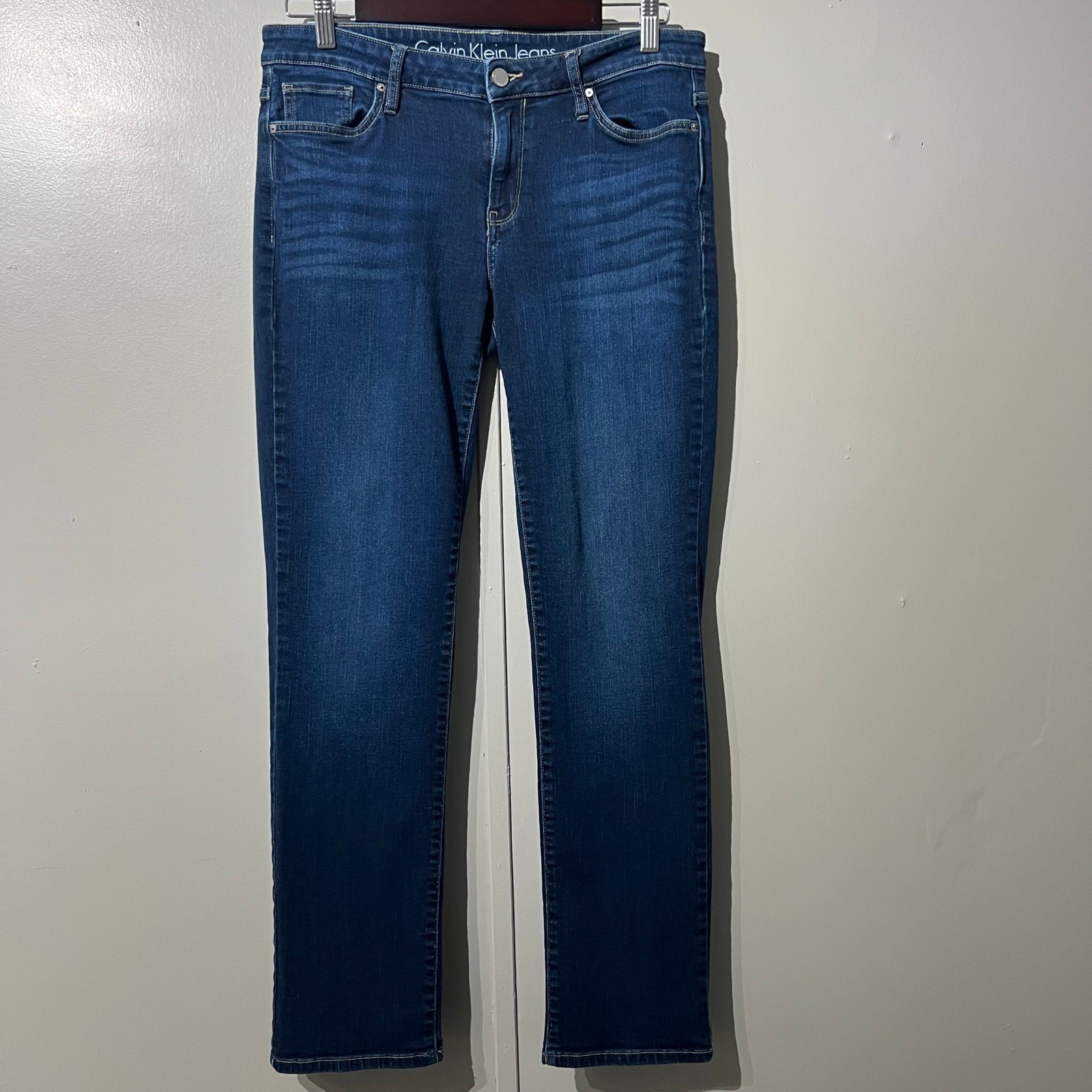 Calvin Klein Straight Leg Blue Denim Jeans Women’s 31X32