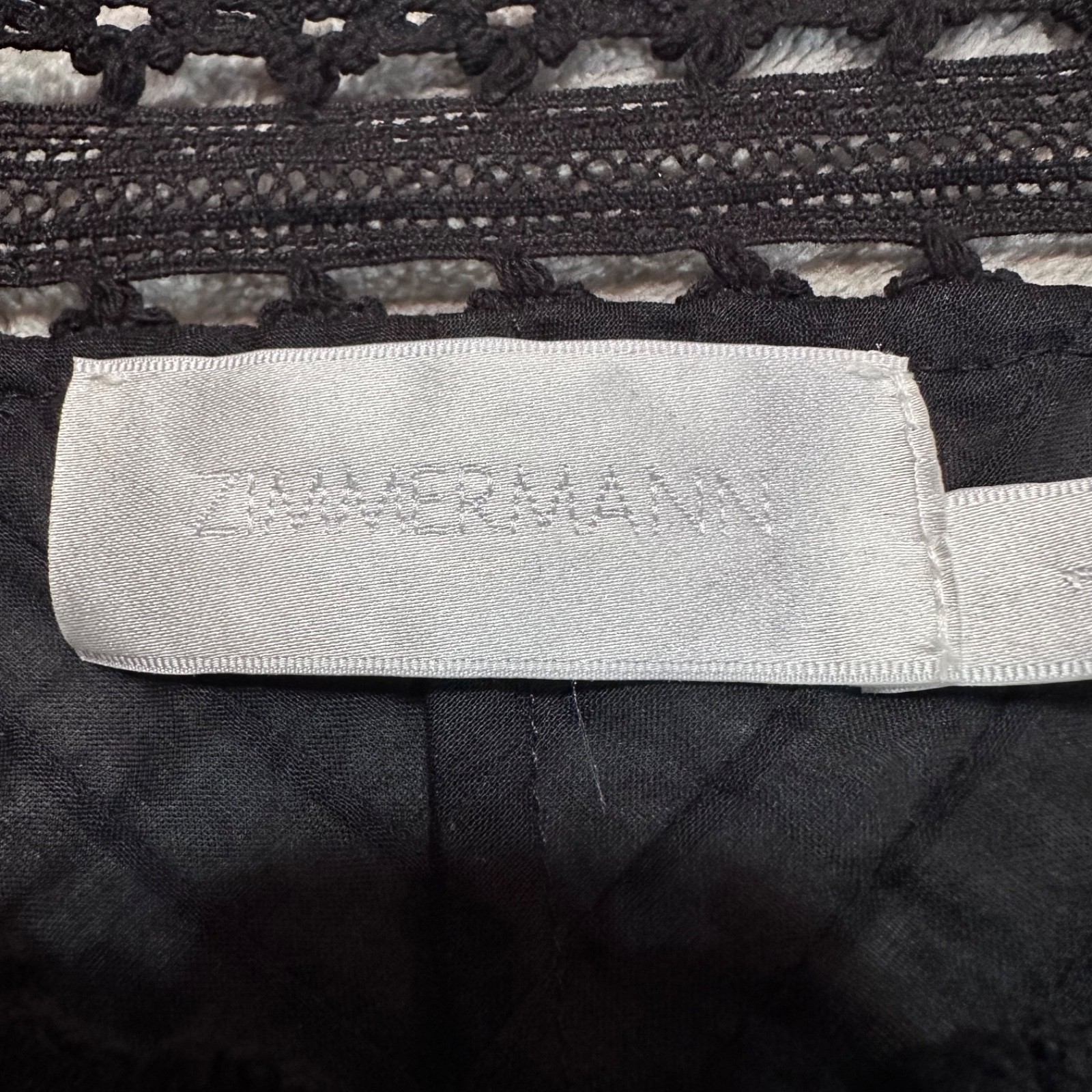 Zimmerman Juniper Pintuck Bodice Black Size 1