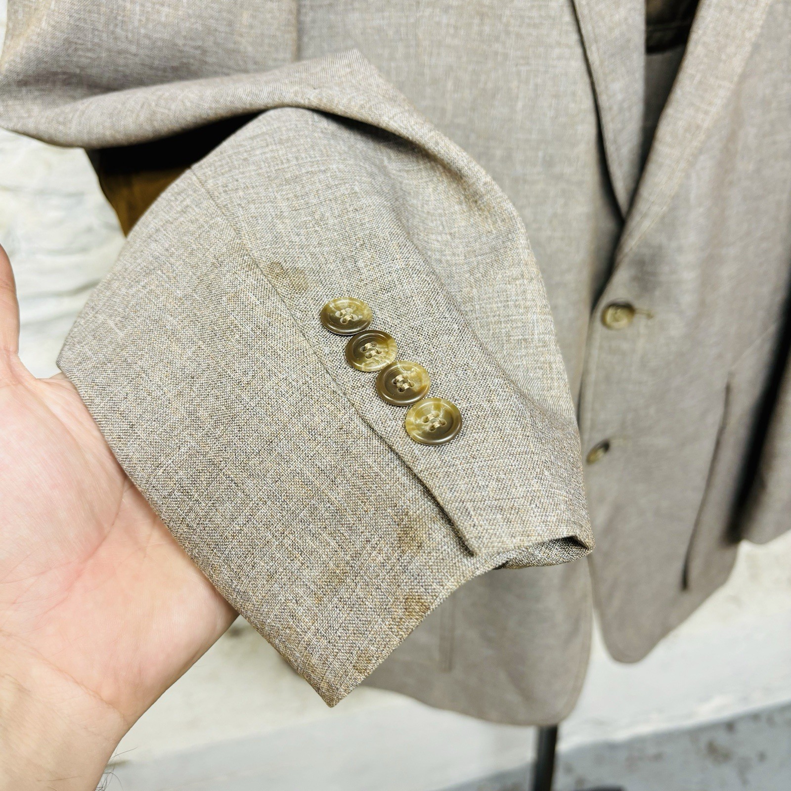 Sheplers The Plainsman Blazer Sport Coat 42L Western Faux Suede Elbow Patches