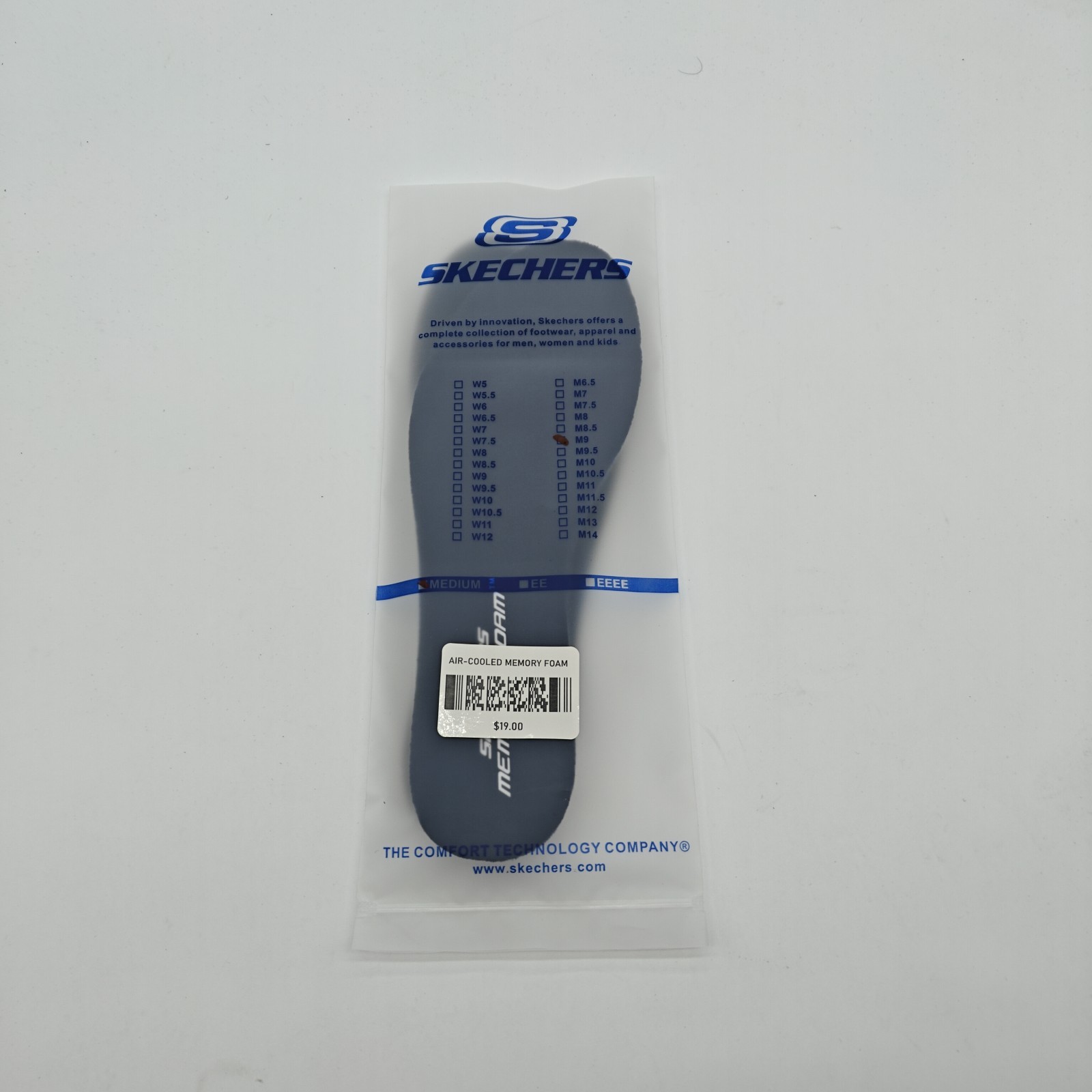 New Skechers Memory Foam Insoles Footbed insert US Men’ Sz 6.5-14