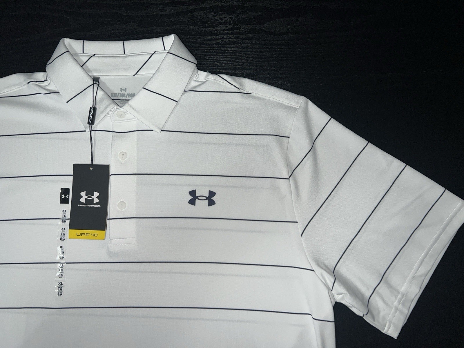 Tall Sizes🔥Under Armour Mens Polo Playoff 3.0 Printed Golf Shirt Marine Olive