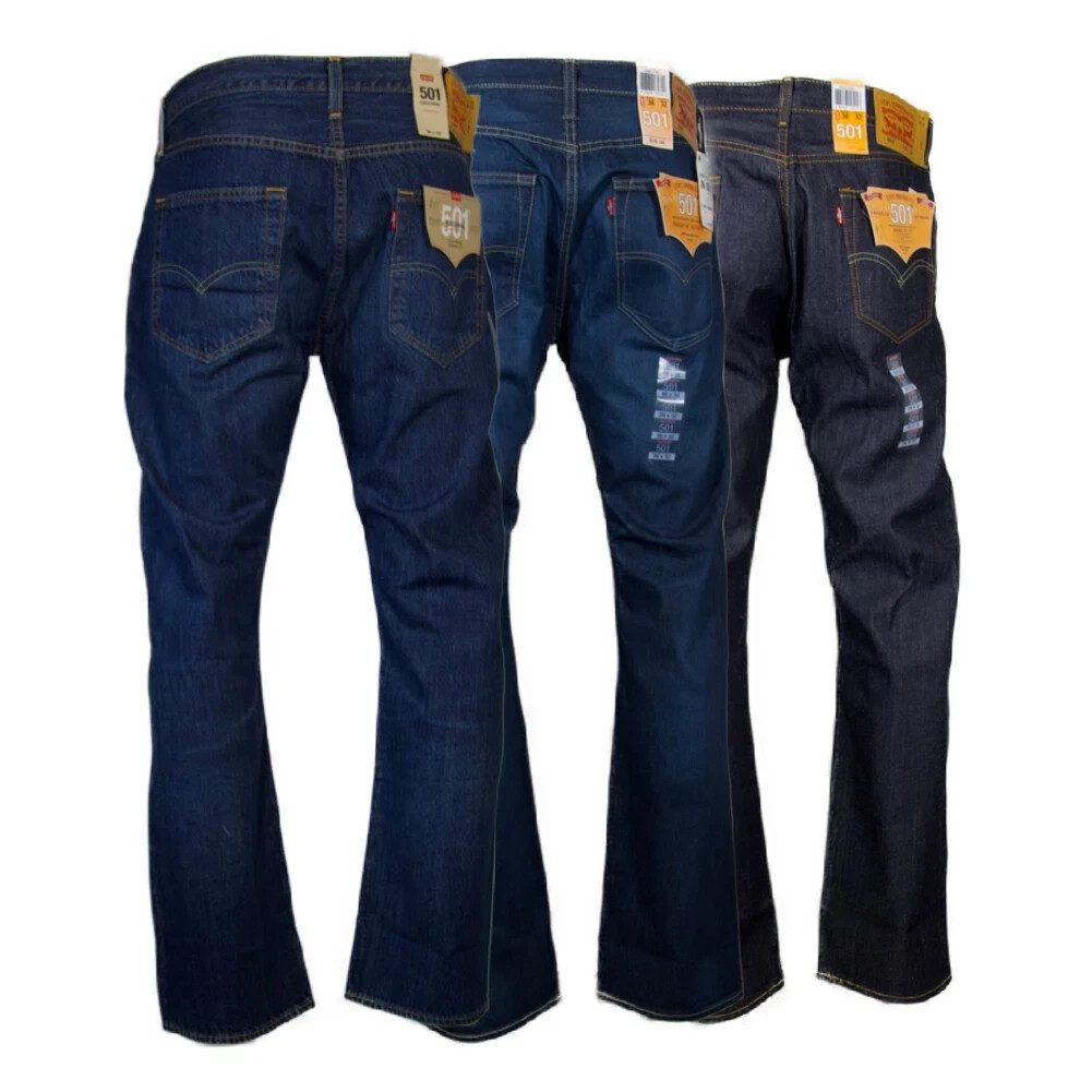 Levi’s Men’s 501 Original Fit Jeans Straight Leg Button Fly Classic Denim Pants