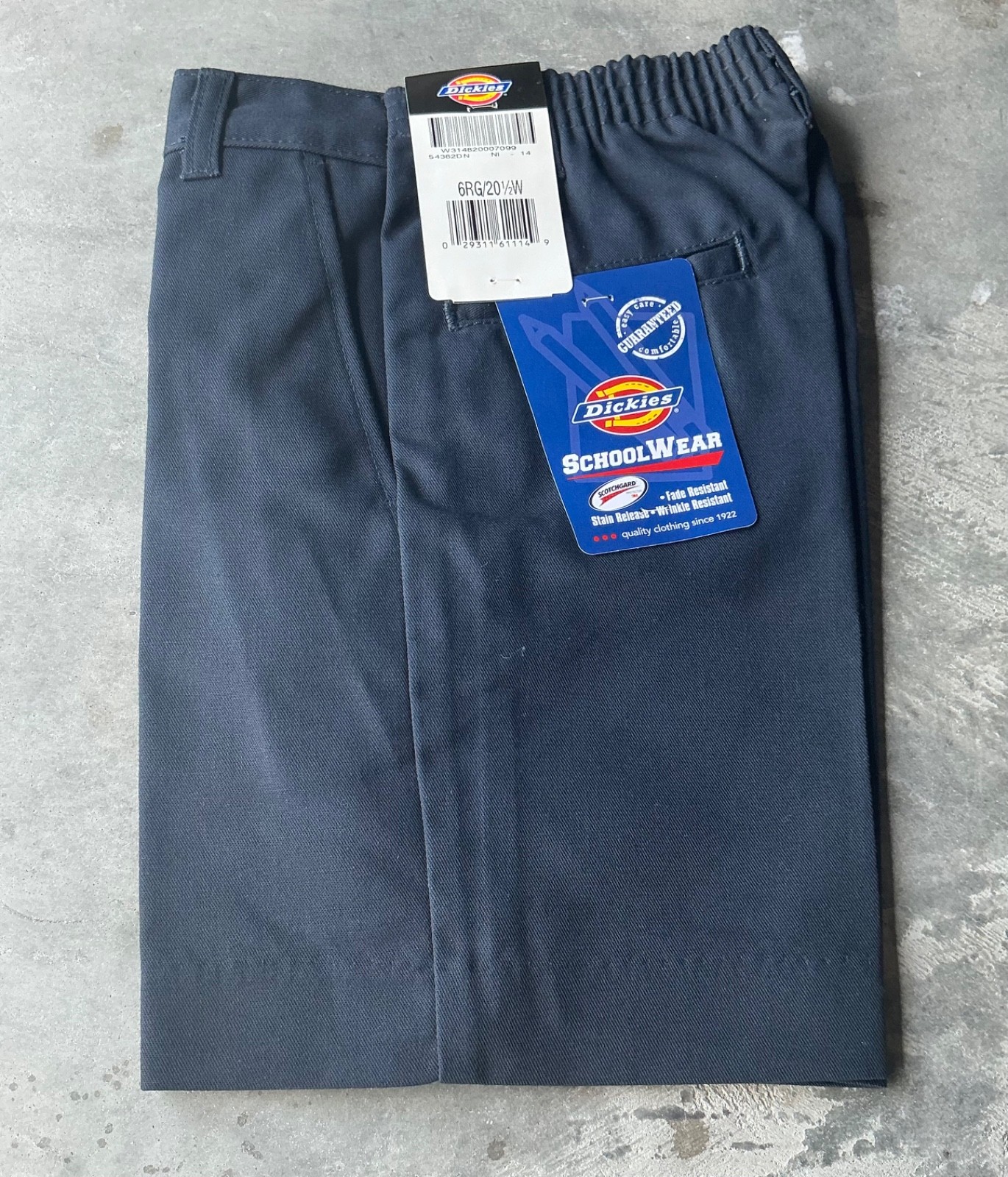 Dickies School Wear Shorts Black, Navy,Silver Grey Size 4,5,6,7,