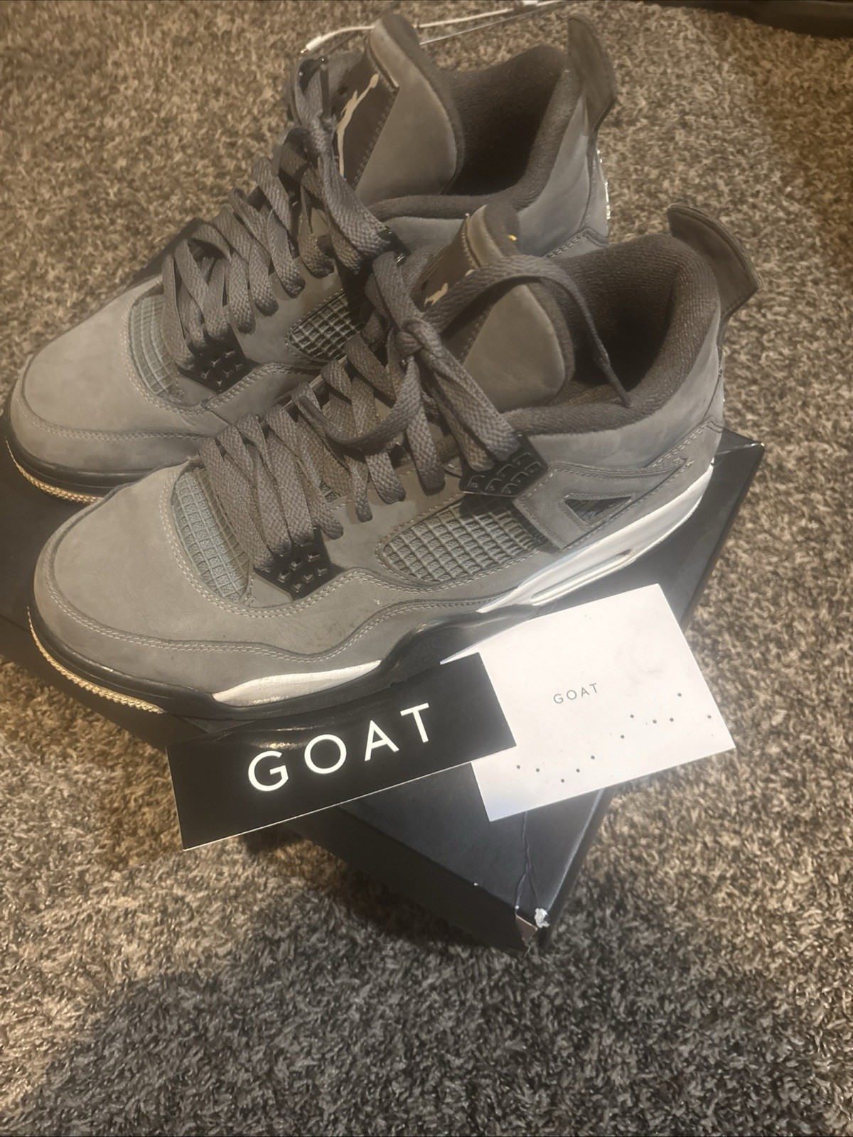 Jordan 4 Cool Grey Men’s Sneakers Size 10