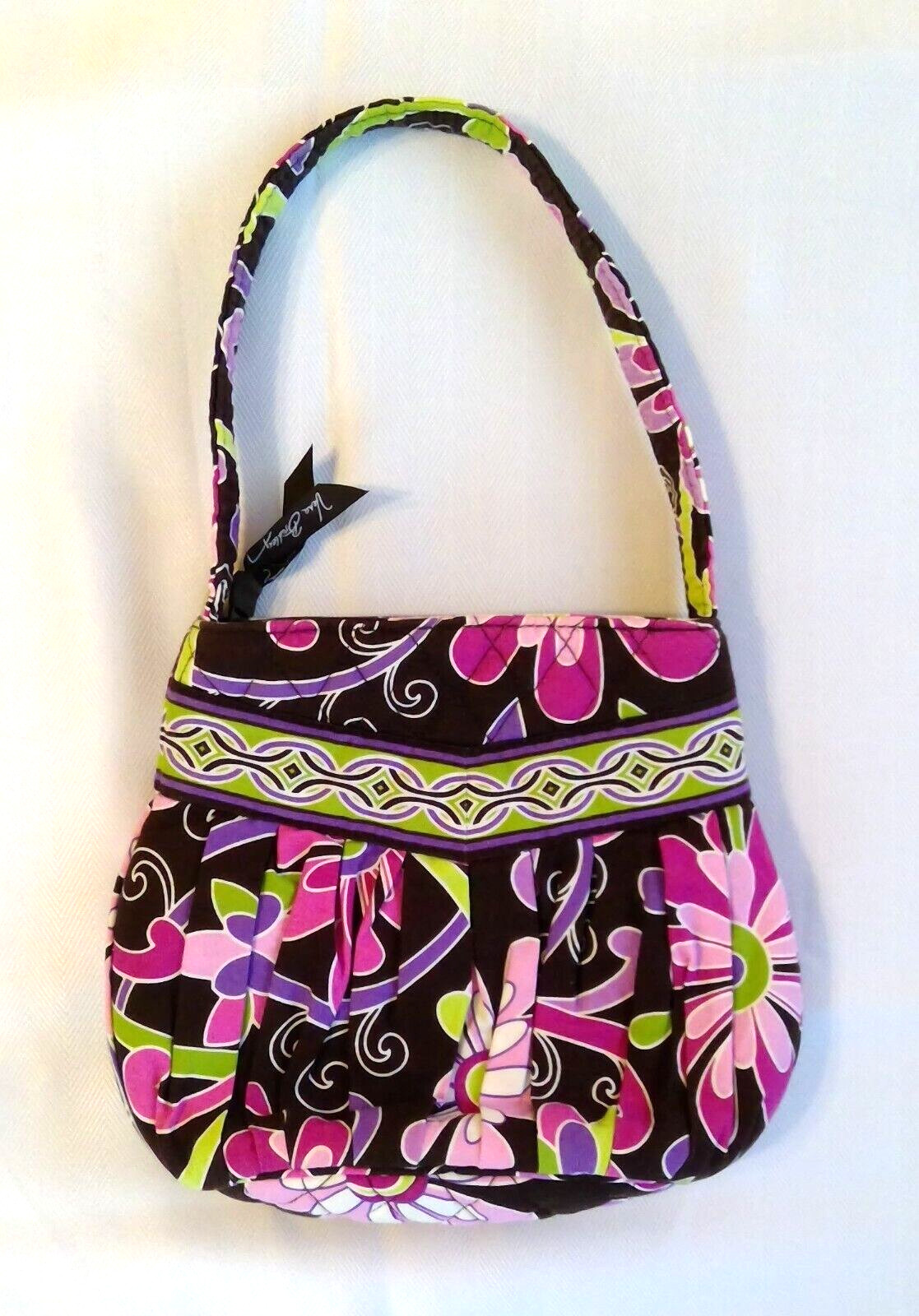 Vera Bradley Purple Punch (ret. 2011) Purse 7.75″T