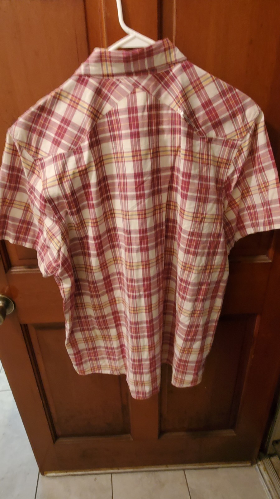 Vtg Oakley Double Snap Pocket Button Down Short Sleeve Plaid Men’s Sz 2xl