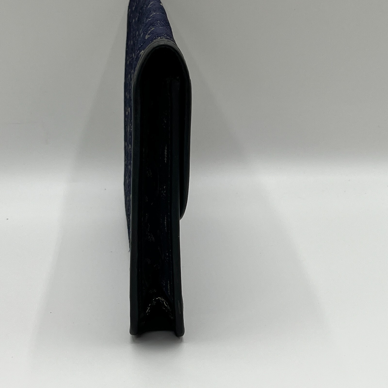 Celine Clutch Bag C Macadam Canvas Carriage Pattern Navy from JAPAN