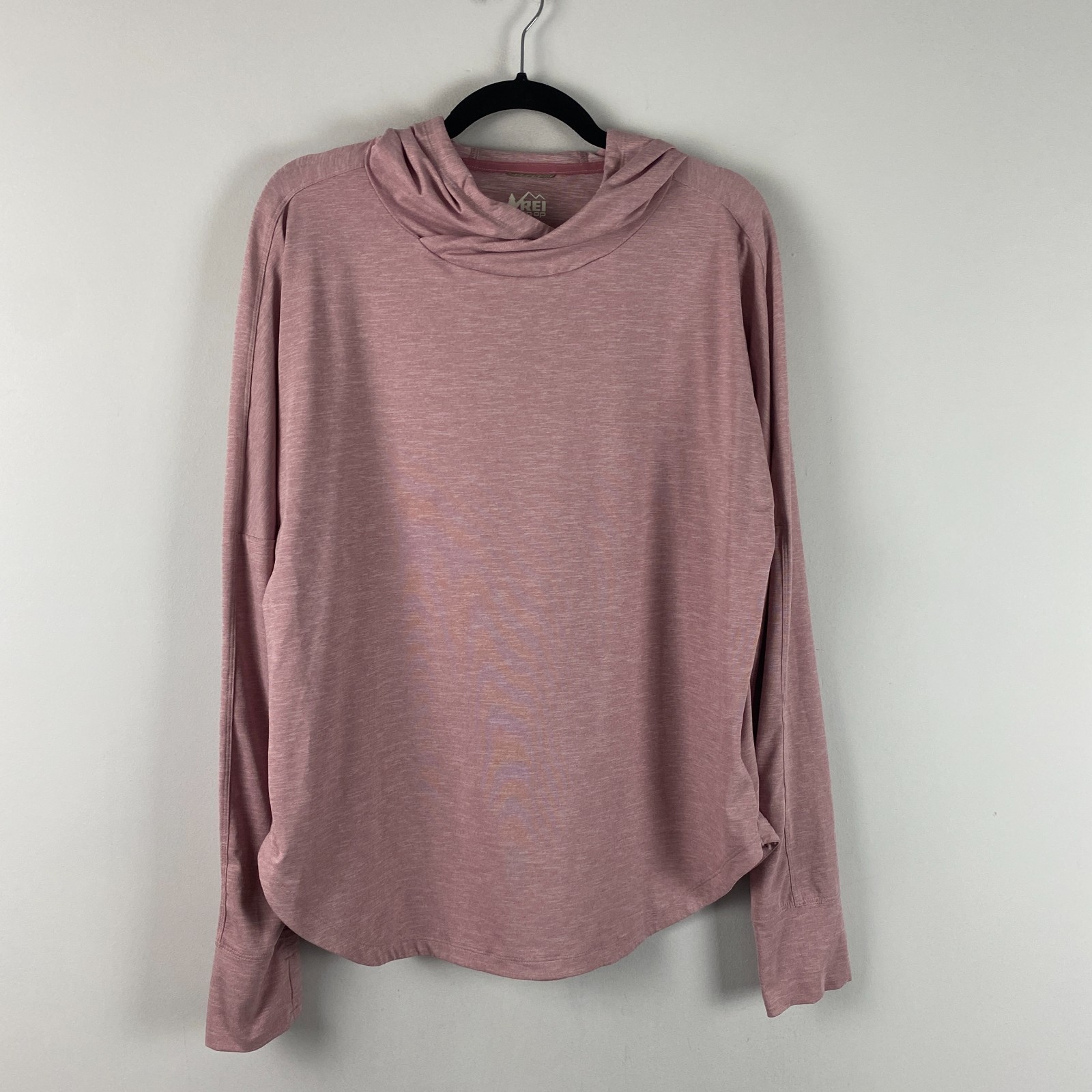 REI Co-op Sahara Shade Hoodie Womens Large Pink UPF 50 Sun Shirt Hiking 184879