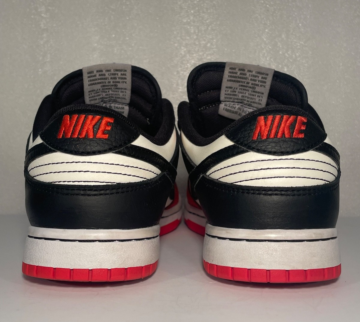 NIKE MENS SIZE 8 NBA DUNK LOW 75TH ANNIVERSARY CHICAGO BULLS RED DD3363-100