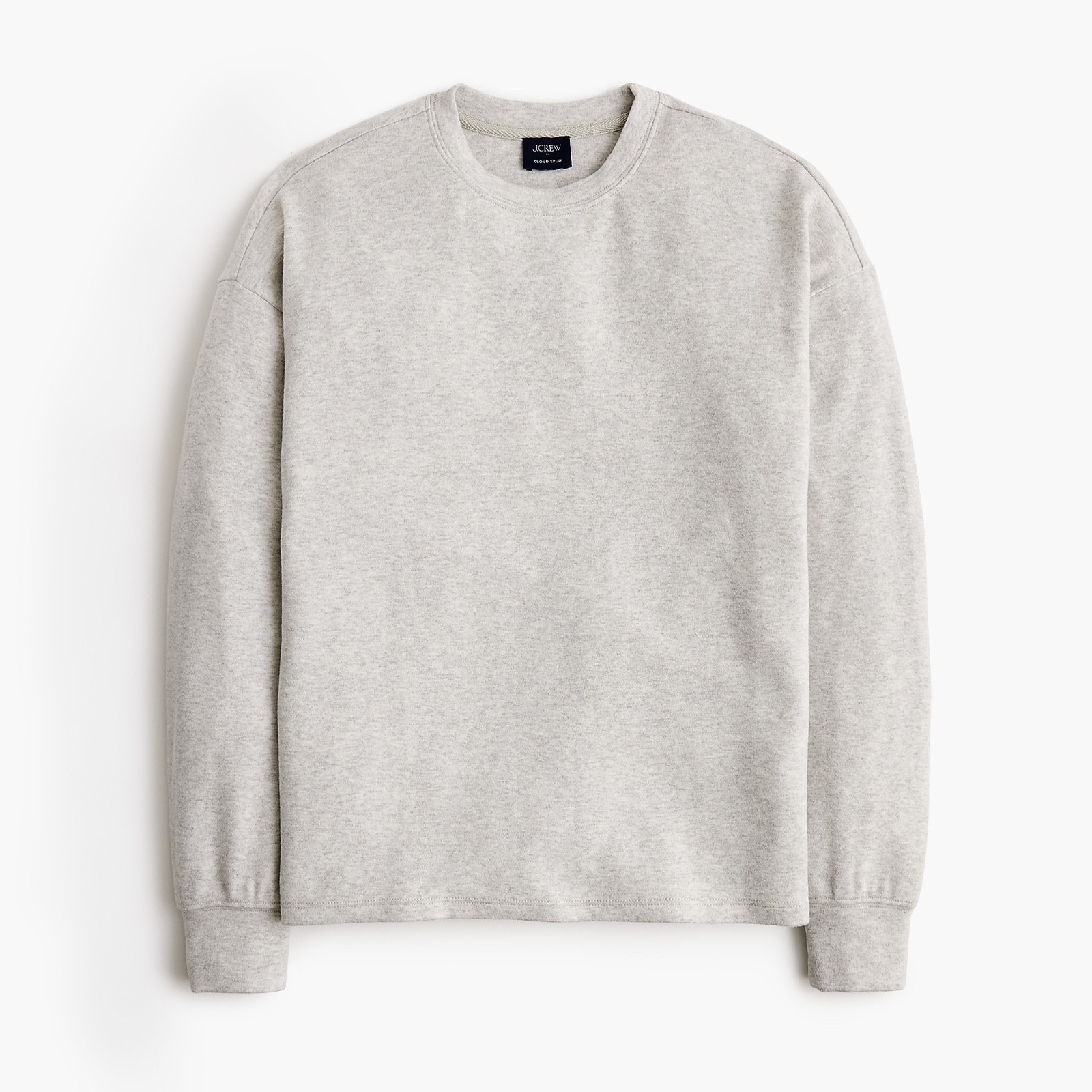 NWT J.Crew Factory XL Crewneck Sweatshirt in Cloudspun Yarn Heather Dusk Gray