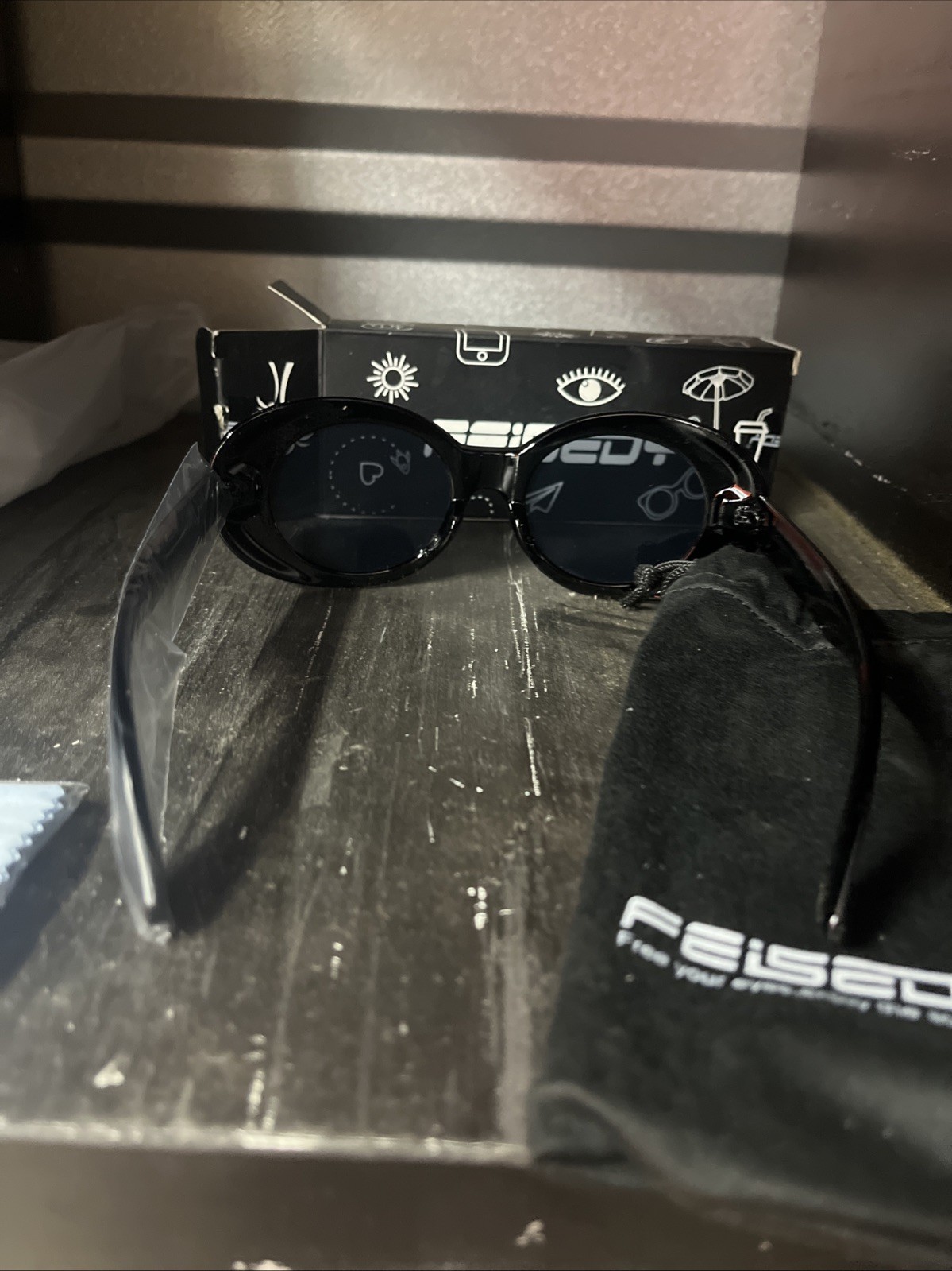Elevate Your Style With Clout Goggles – Oval Black Frame & Tinted Lens