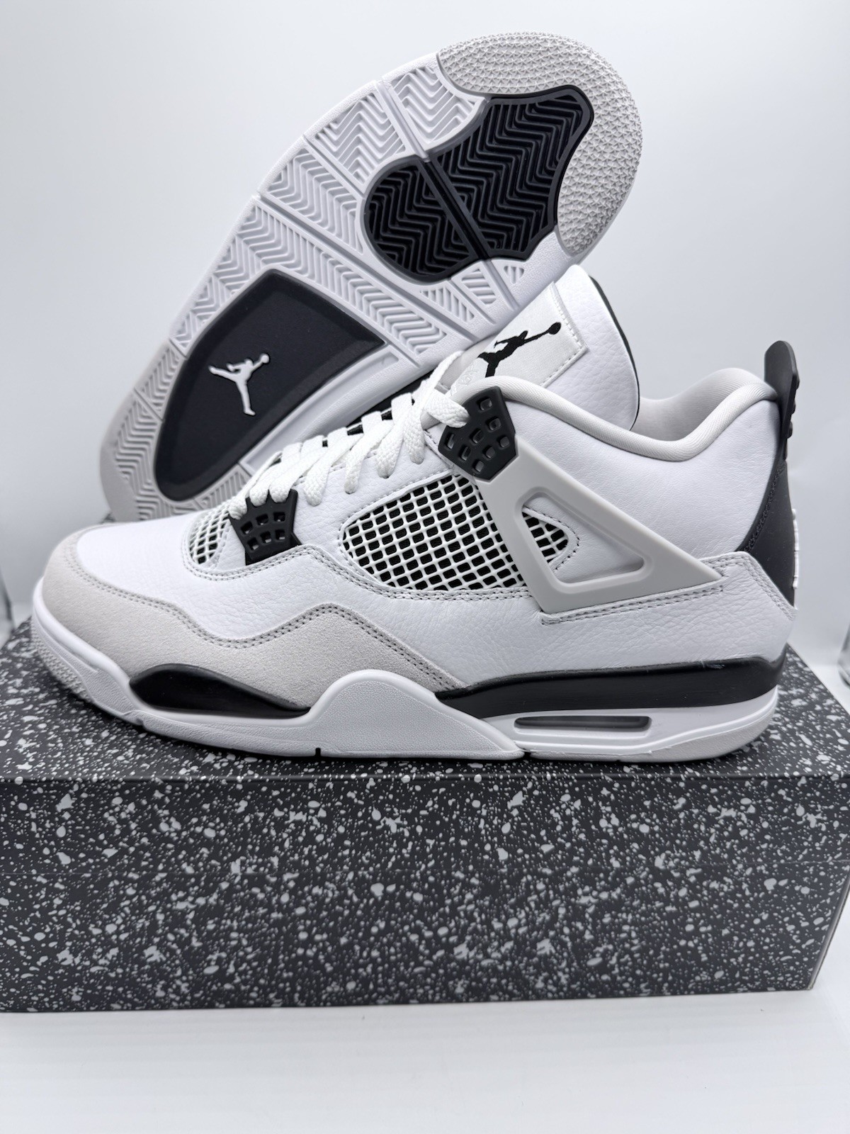 Nike Air Jordan 4 Retro Military Black White DH6927-111 Men’s Size 11