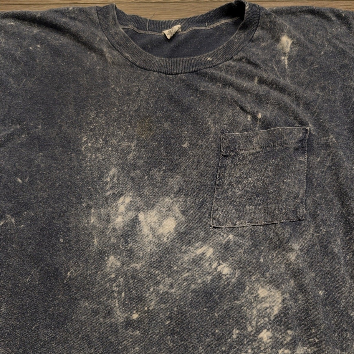 80’s Stone Washed Blue Pocket T shirt