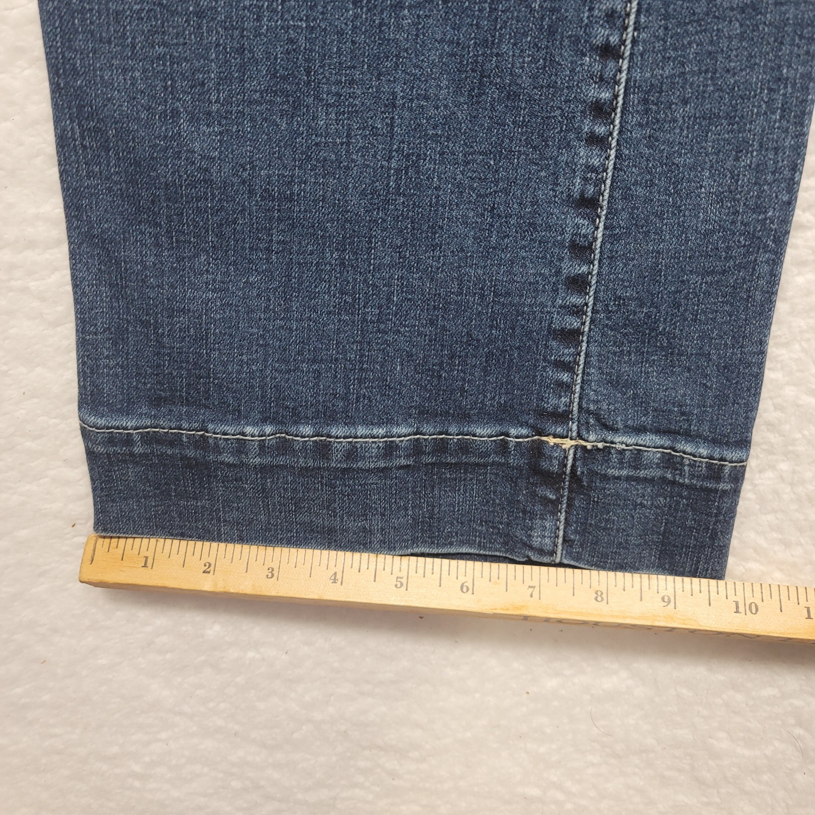 Wrangler 75 Years Flare Leg Blue Denim Bell Bottoms Jean 7X34 (29×31) Cowgirl