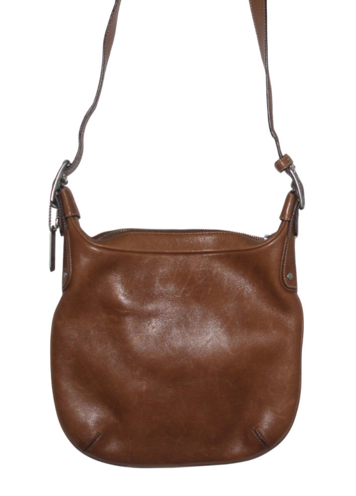 Vintage Coach Brown Leather Shoulder Bag M2S-6676– Classic Style
