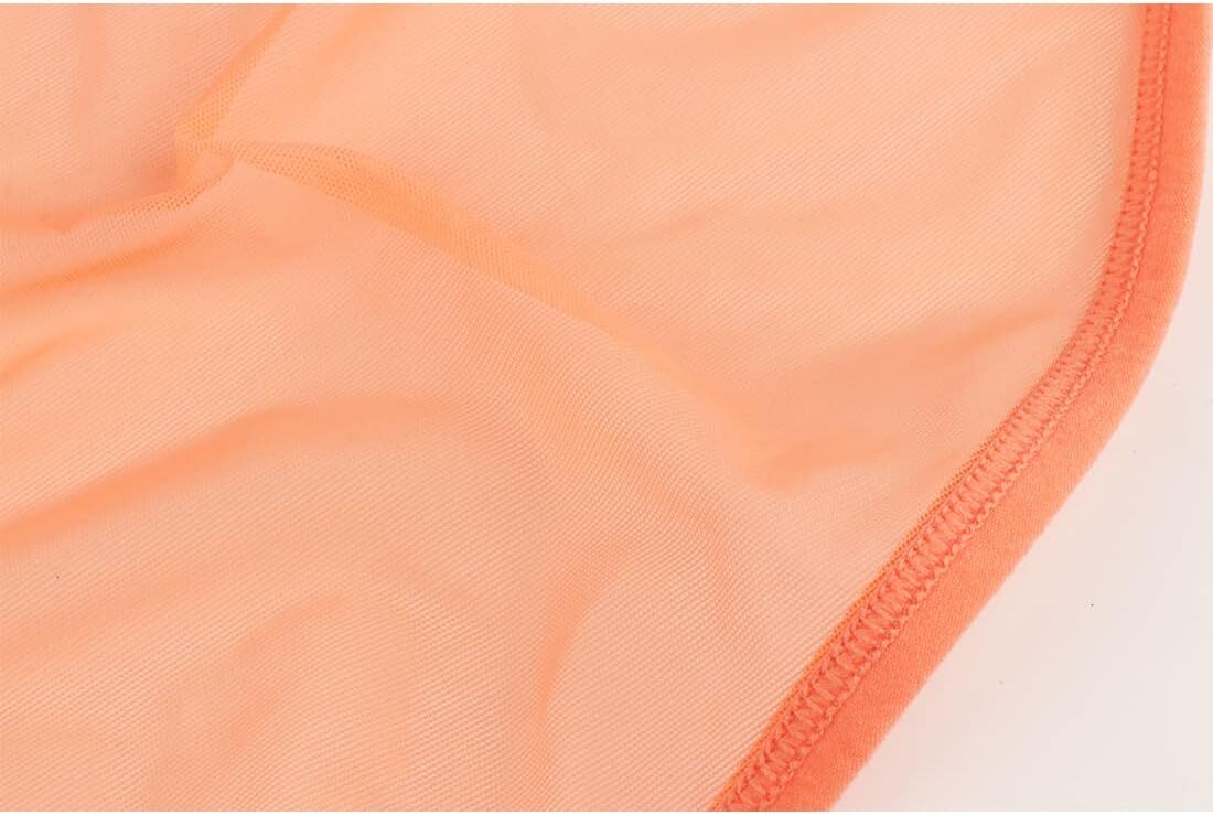 Men’s Boxer Shorts Loose Split Side Mesh See-Through Breathable Underwear Boxers