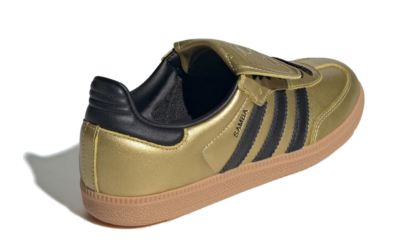 Adidas Samba LT Gold Metallic, Core Black & Gum