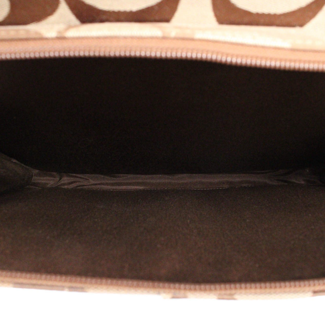 COACH F77180 Signature Canvas Leather Rolling Suitcase Carry On Luggage Brown