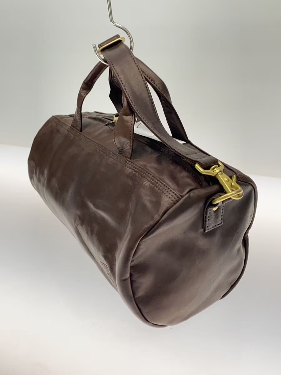 PORTER Boston Bag Leather BRW Solid FRANK 2WAY Boston Bag