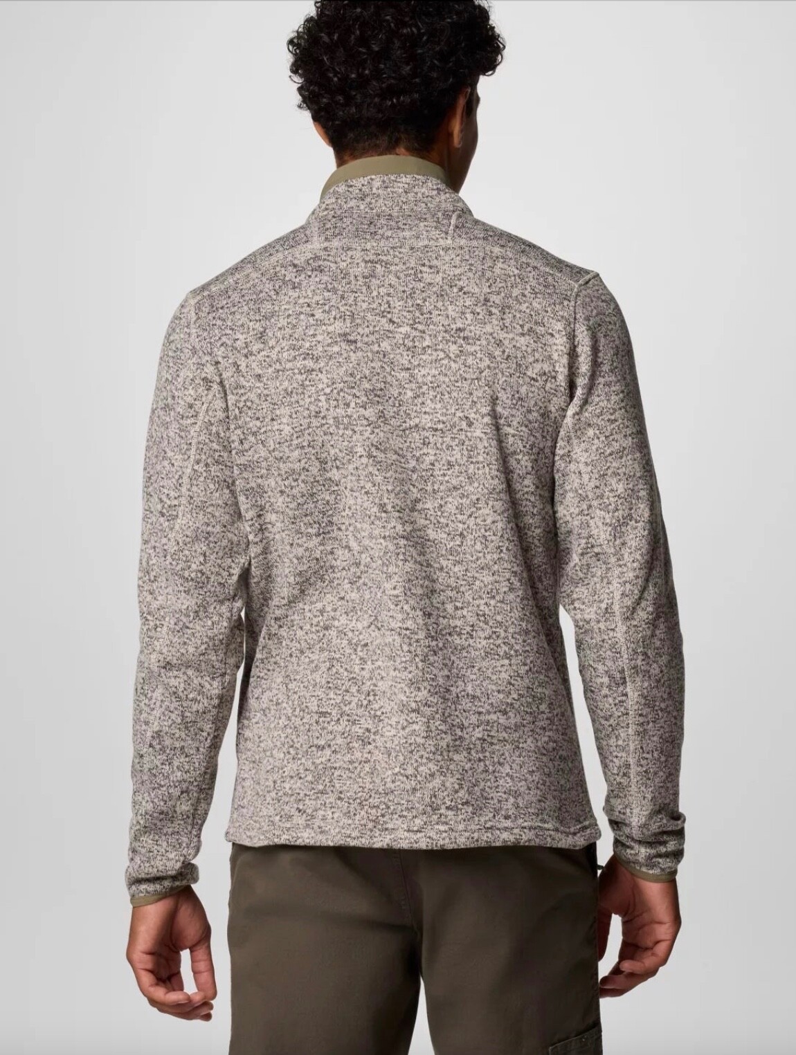 Columbia Men’s Sweater Weather Half Zip, Gray, L