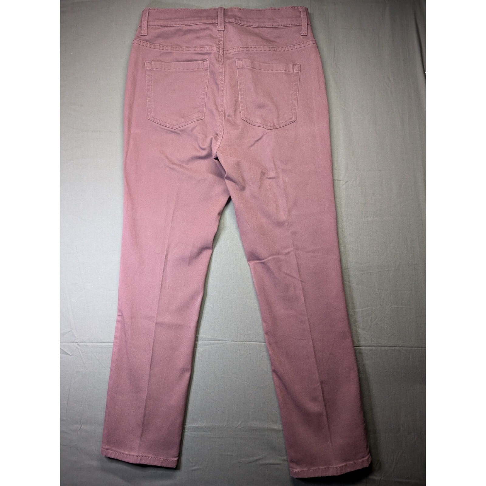 Gloria Vanderbilt Amanda Jeans Womens 6P Mauve High Rise Tapered Leg 6 Short
