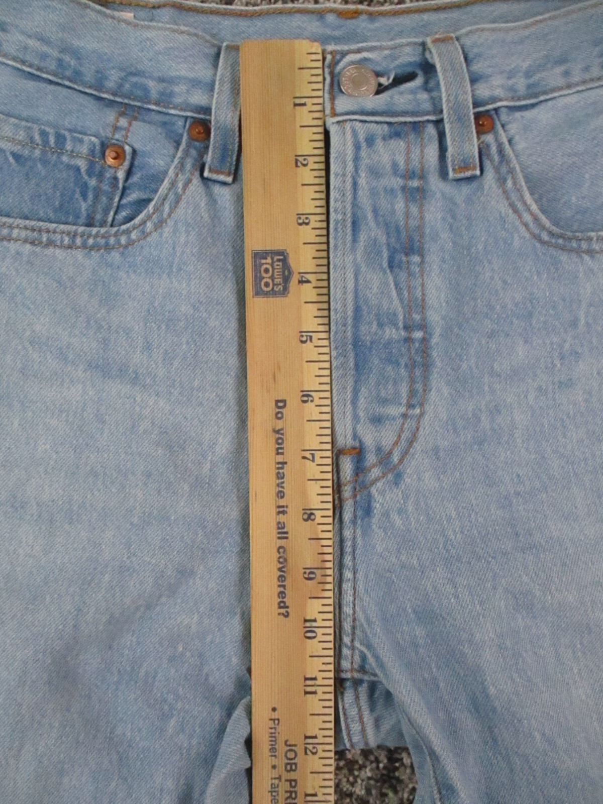 Levis 501 S Big E Jeans Womens 27×27 Blue Denim Skinny High Waist Western Retro