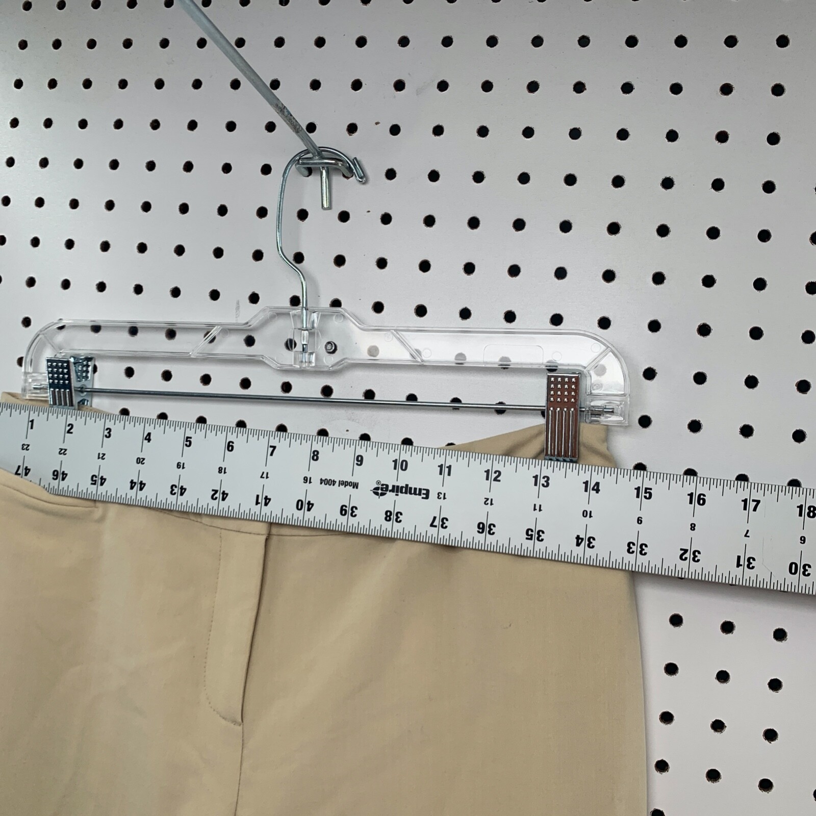 Pendleton Womens Business Pants Beige Size 4 Polyester Spandex blend 28X30