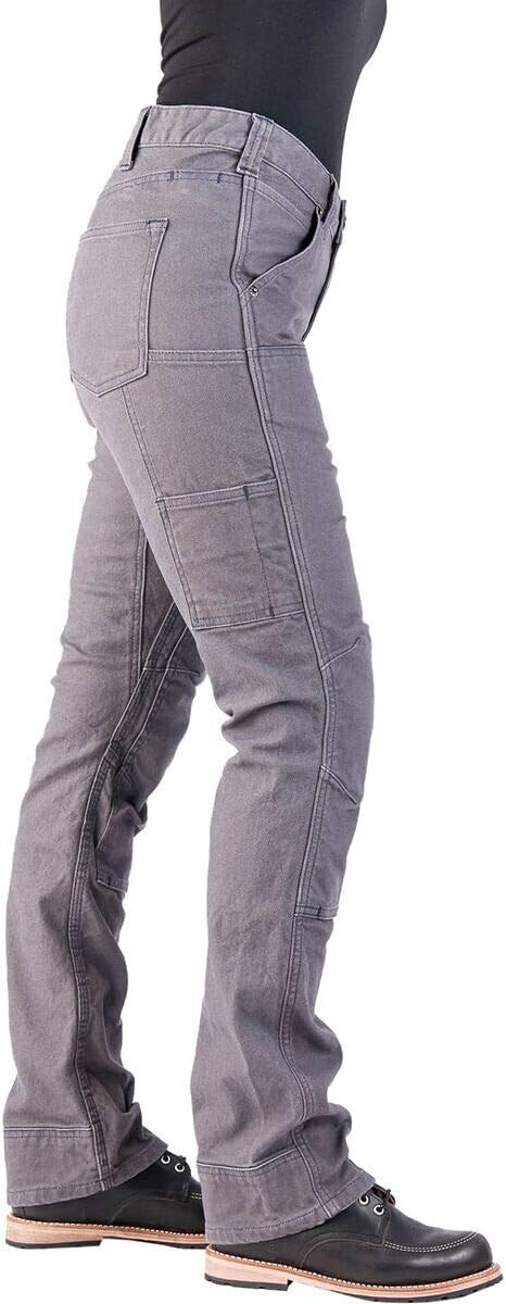 Dovetail Workwear Britt Utility ~ Dark Grey Stretch Canvas 10×30
