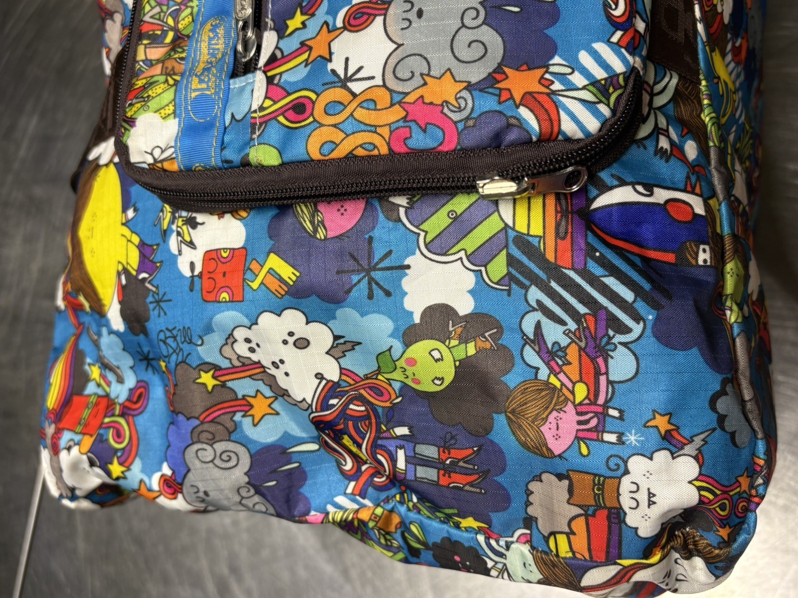 LeSport Sac Duffel Bag 21” x 12” x 9” Artist In Residence Merijn Hos Dutch Art