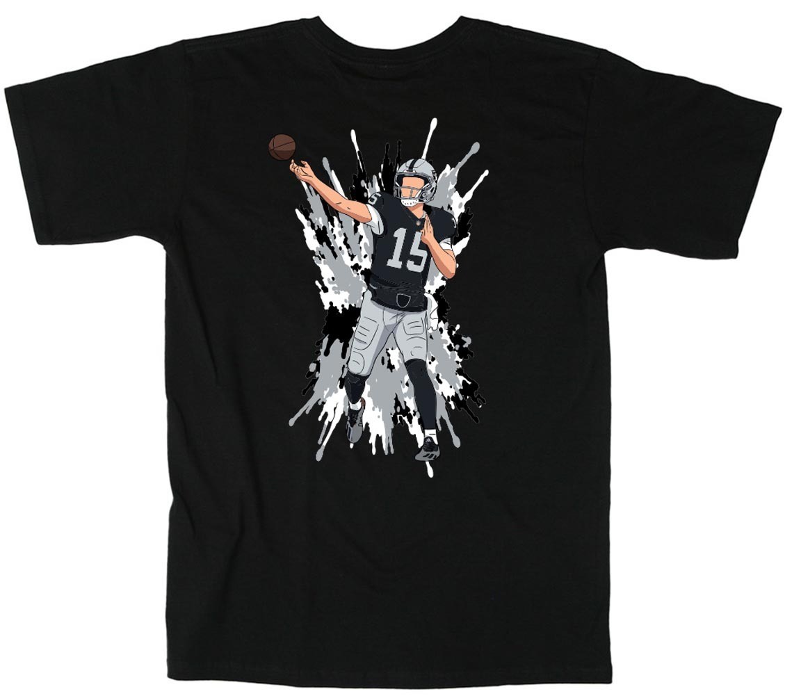 Fernando Mendoza Spray Paint Raiders Shirt T-Shirt Adult Small
