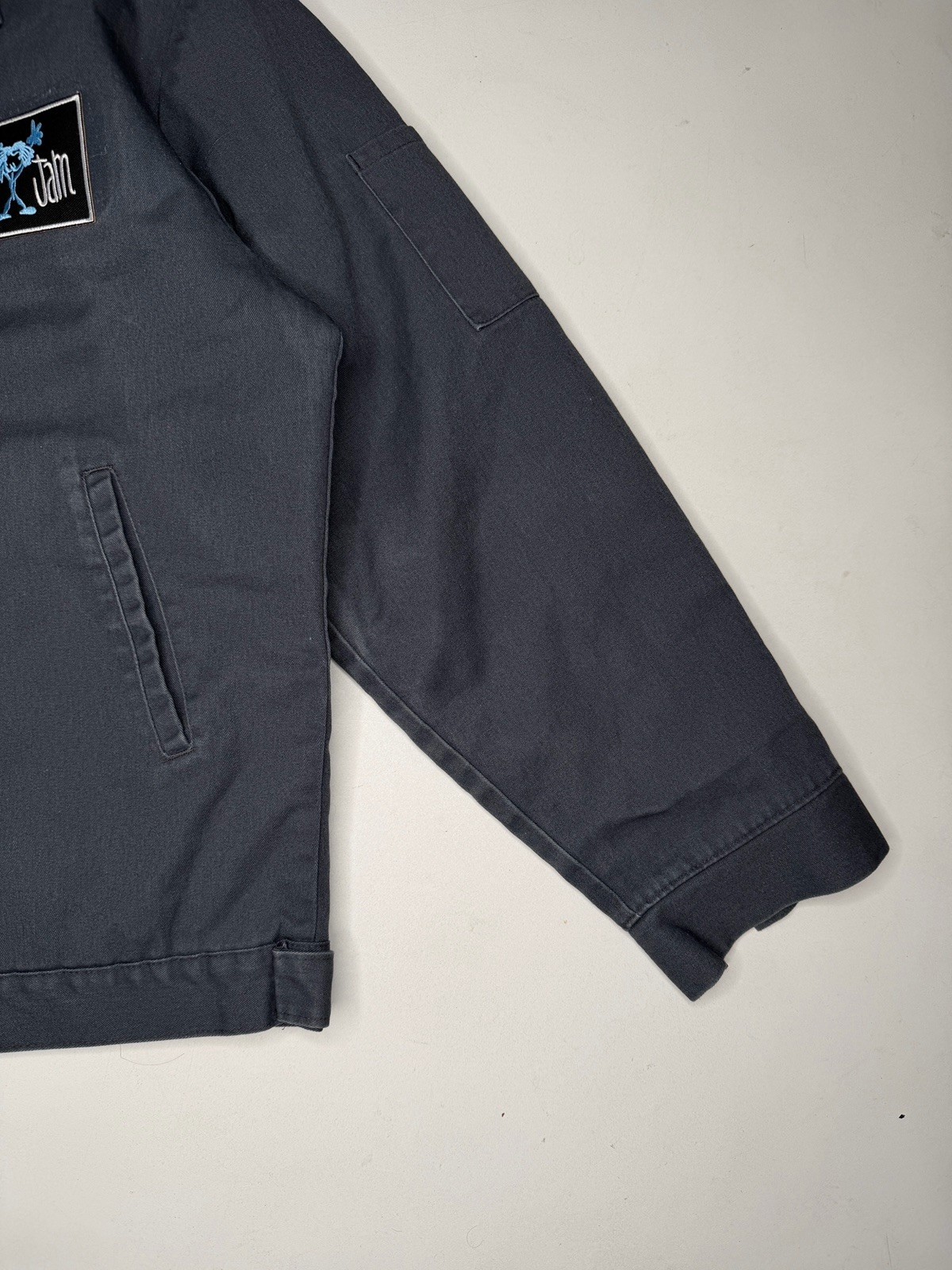 Vintage Pearl Jam Mechanic Work Delivery Jacket Gray | M