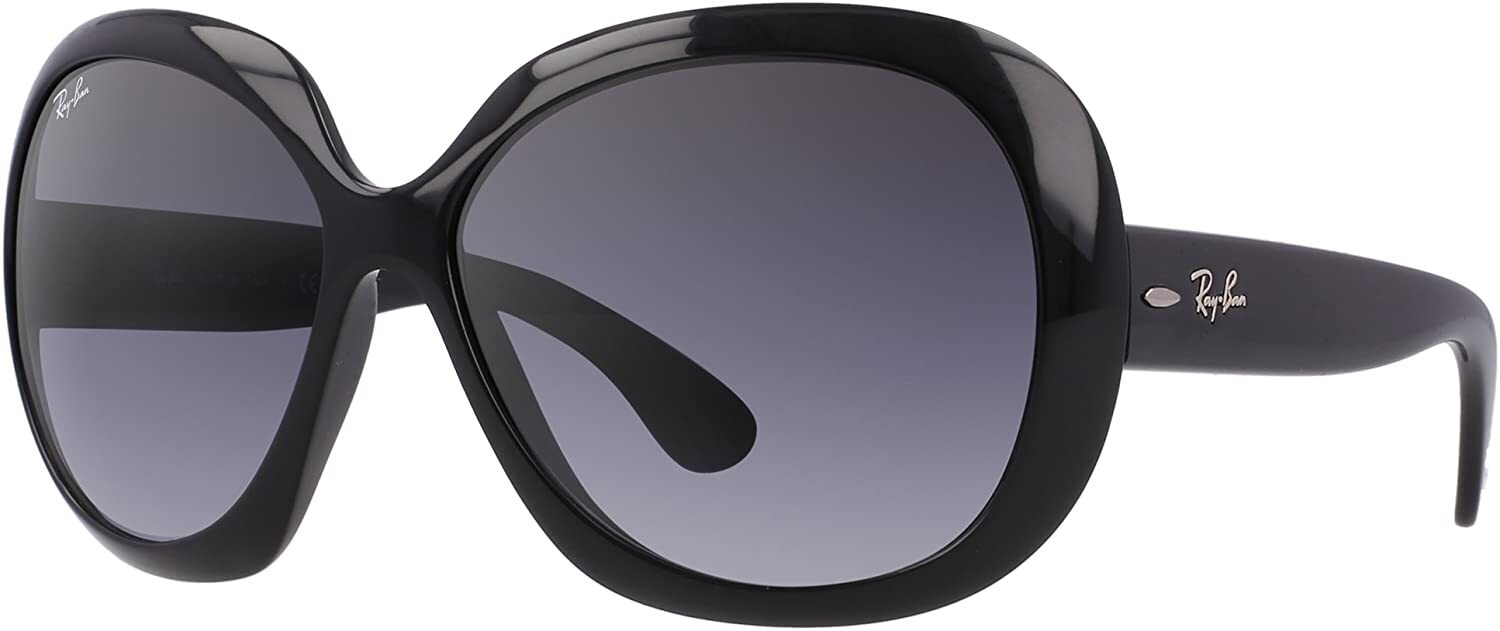 Ray-Ban Jackie Ohh II Black / Grey Gradient 60 mm Sunglasses RB4098 601/8G 60-14