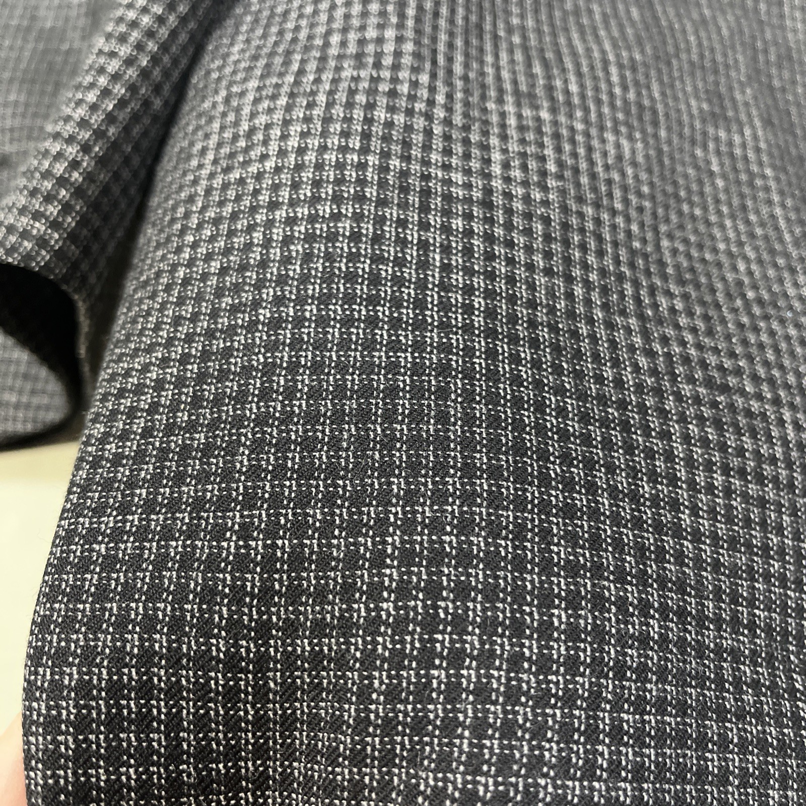Canali Mens Wool Micro Check Textured Weave Black Blazer Jacket EU 50 /US 40R