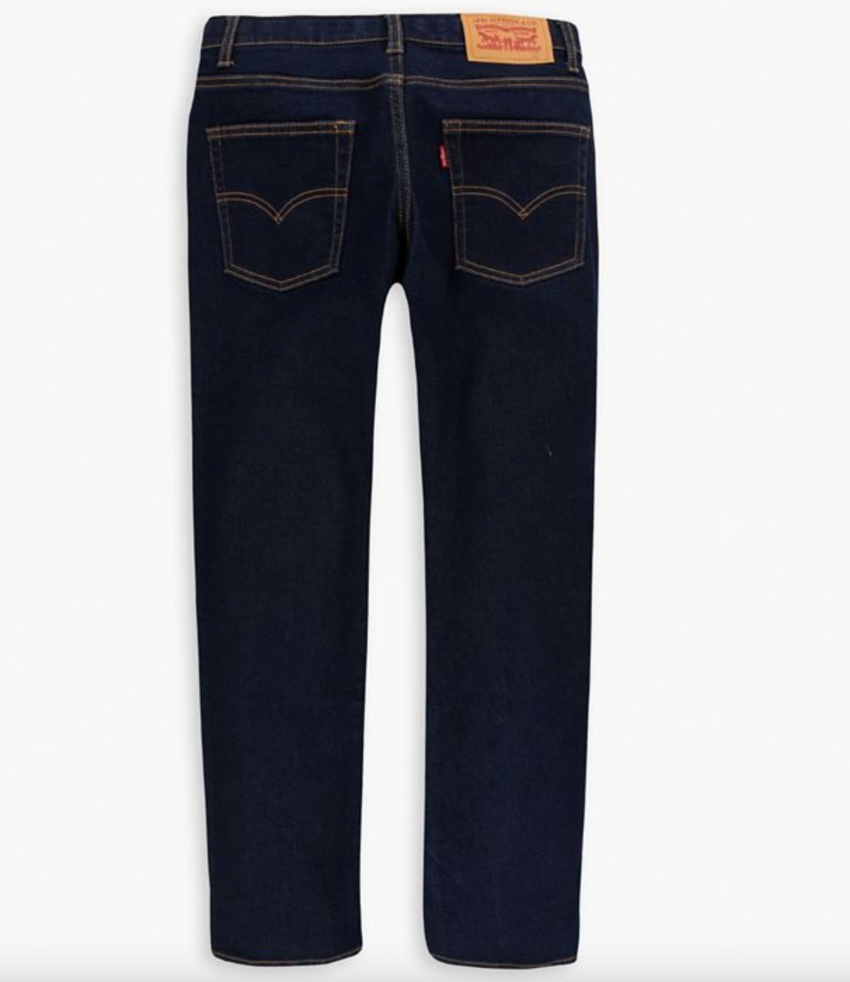 NEW LEVI’S LOOSE TAPER STRETCH BOYS Dark Wash JEANS Sz 8 REG W24″xL25″ 67%cotton