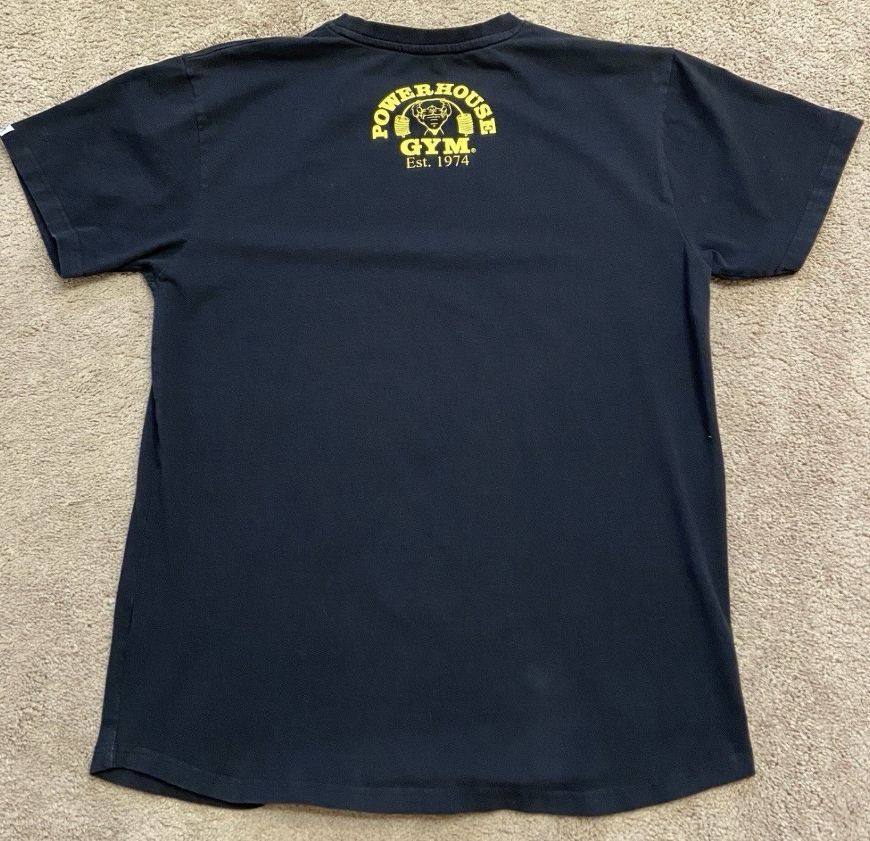 POWERHOUSE GYM Est 1974 Front & Back Bodybuilding Weightlifting Extra Large XL