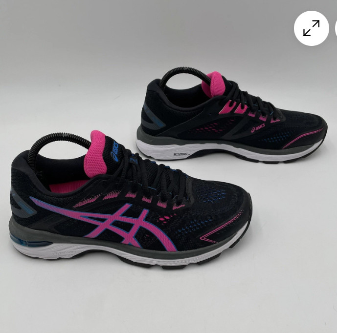 Asics GT 2000 7 Womens Size 9.5 Running Shoes Sneakers 1012A554 Black Pink