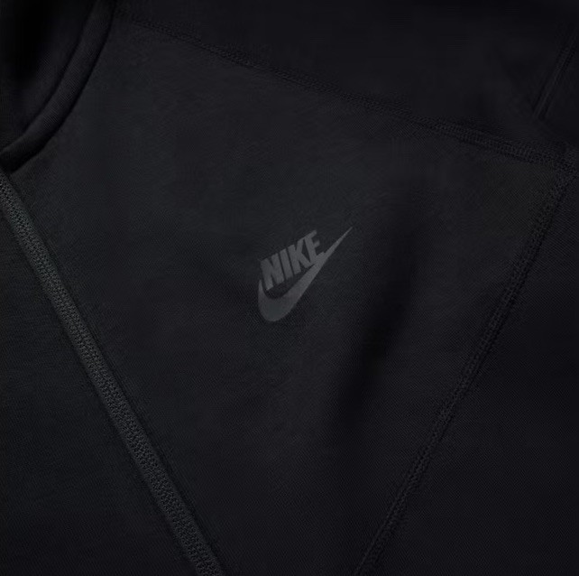 Nike Sportswear Tech Fleece Full-Zip Hoodie Black FB7921-010 Size M