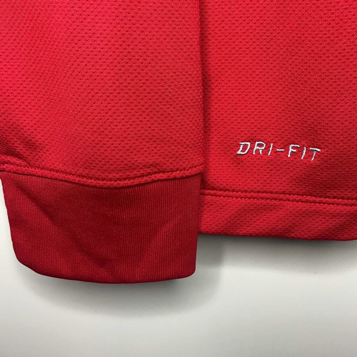 Nike Team Dri-Fit Shirt Mens S Red Elbow Pads Long Sleeve Soccer